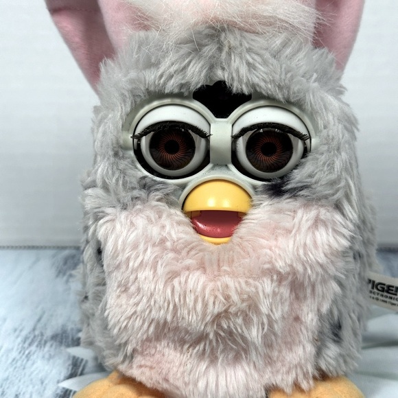 🧸SALE🧸Furby 1998 Works Great Pink & Gray Leopard - Picture 4 of 12